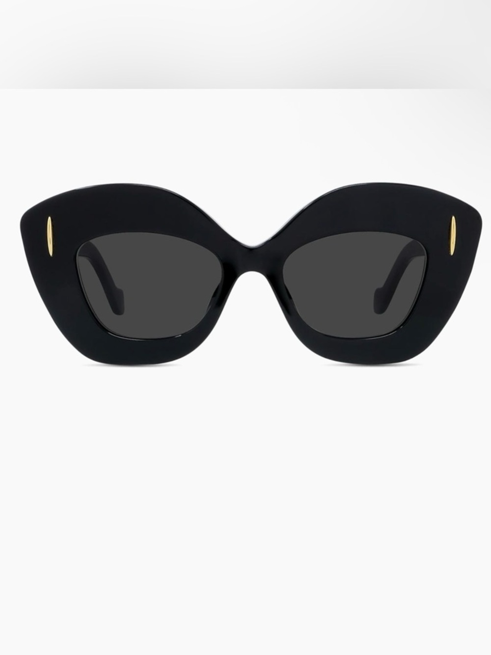Loewe Retro Screen Black Cat-Eye Sunglasses NWOT